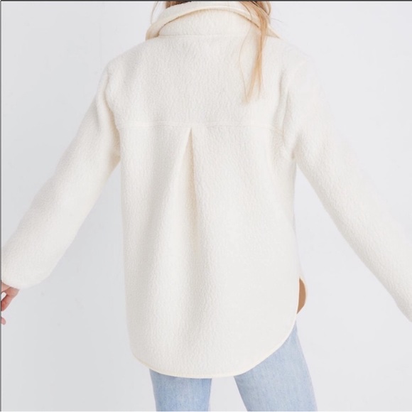 Madewell Polartec Cream Half-Zip - Picture 2 of 11